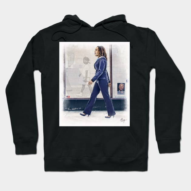 Kamala Harris Hoodie by ArtistGuy12